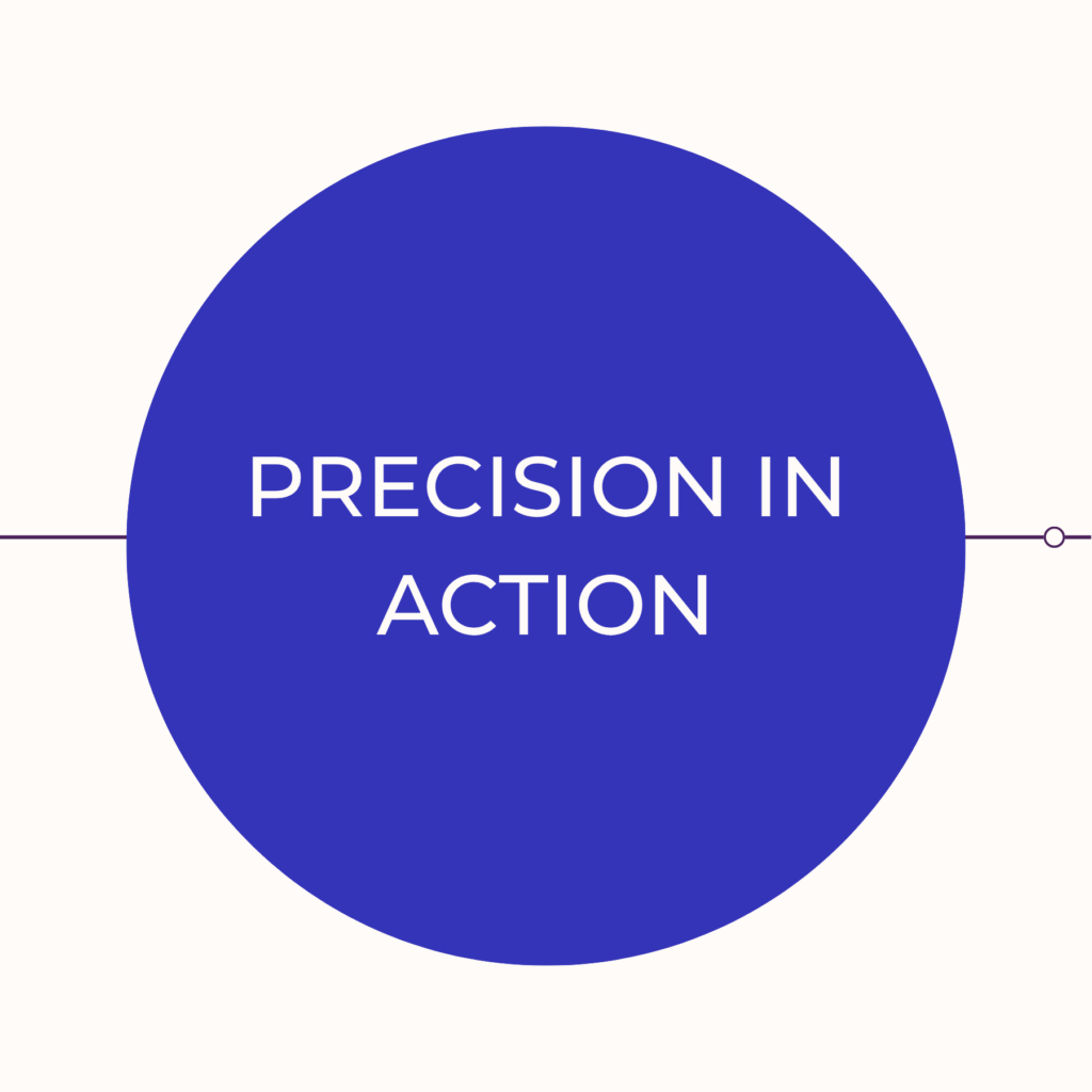 Precision in action